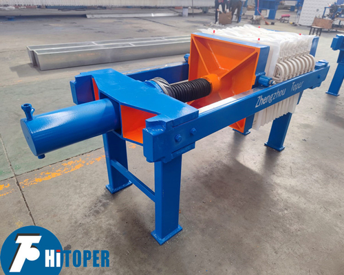 60L Chamber Volume Industrial Filter Press for Anchor Drilling and Cutting Slurry
