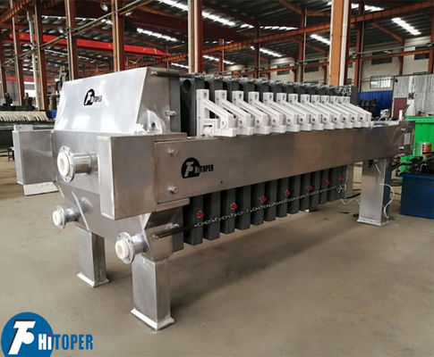 Membrane Filter Press Capable of Producing Filter Cakes with Maximum Solids Content and Reduced Moisture for Industrial