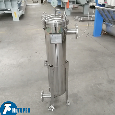 Sanitary Bag Filter Housing for Food and Beverage Industries Stainless Steel Manual Upper Discharge System