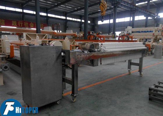 Versatile Cardboard Filter Press for Sterile Filtration and Clarification with Easy Operation and Long Service Life Components
