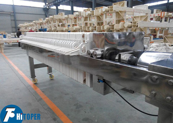 Versatile Cardboard Filter Press for Sterile Filtration and Clarification with Easy Operation and Long Service Life Components