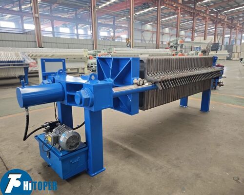 Cast Iron High Temperature Plate Frame Filter Press For Ceramics Separation