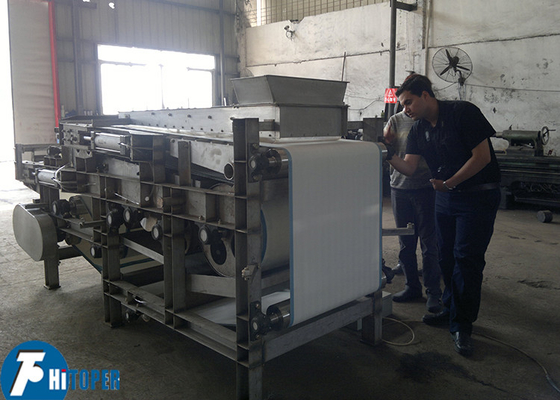 Long Wedge-Shaped Gravity Dewatering Zone Belt Filter Press for Metallurgy Industry