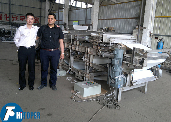 Long Wedge-Shaped Gravity Dewatering Zone Belt Filter Press for Metallurgy Industry
