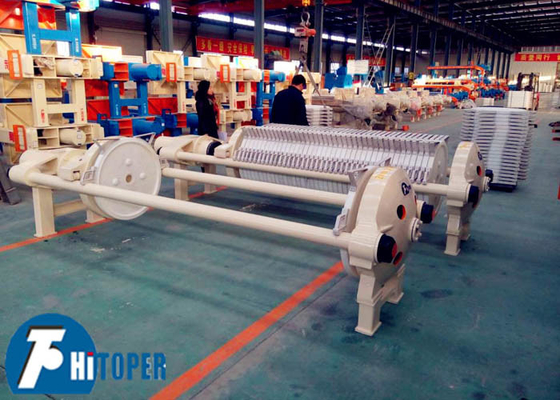 Round Plate Filter Press for Stone Wastewater with 18-20MPa Pressing Pressure and Control Cabinet