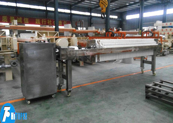 Beam Cardboard Filter Press for Sterile Filtration of Liquid in Biotechnology Industry