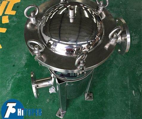 Stainless Steel PP Bag Filter Housing for Fine Filtration 0.5Mpa Metal Basket Filter