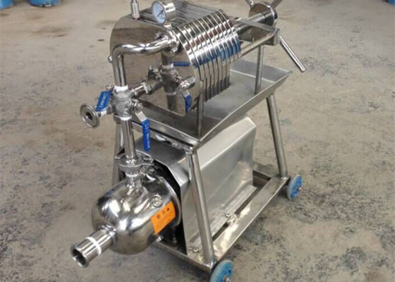 Stainless Steel Plate and Frame Filter Featuring Two Sided Trawl Doors for Membrane Cleaning and Residue Separation