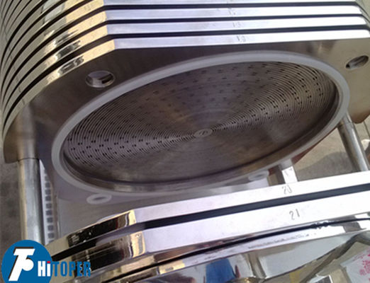 Efficient Plate And Frame Filter , Multi - Layer SS Frame Oil Filter Machine