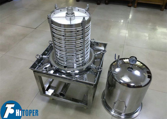 304/316L Stainless Steel Plate And Frame Filter For Gmp Standard Viscous Liquid Filtration