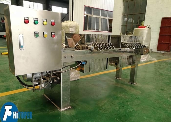 Stainless Steel Filter Press for Liquid Medicine Liquor Beverage Juice Syrup Vinegar Oils Fine Chemicals Electroplating