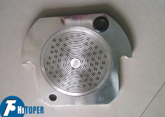 Manual Screw Compressed 150mm Round Plate And Frame Filter Clarification Of Food Oil
