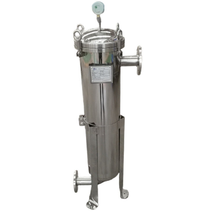 Stainless steel Bag Filter Housing offering flexible installation options and sealing for various industrial filtration needs