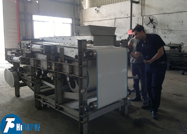 Long Wedge-Shaped Gravity Dewatering Zone Belt Filter Press for Metallurgy Industry