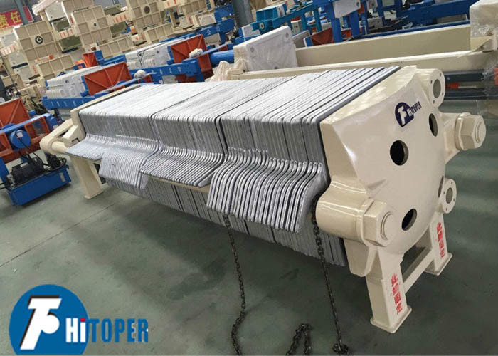 High Temperature Cast Iron Filter Press For Chemical Industry Processing Plant