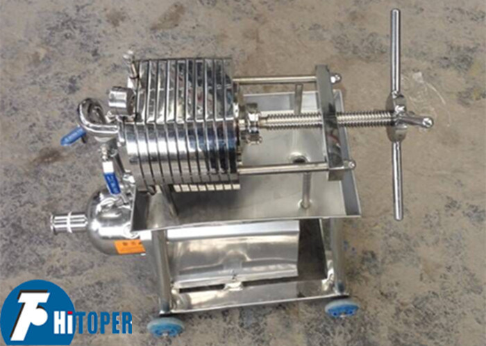 Stainless Steel Plate and Frame Filter Featuring Two Sided Trawl Doors for Membrane Cleaning and Residue Separation