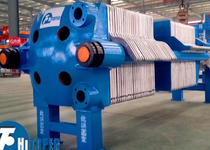 Cast Iron Filter Press Featuring Hydraulic and Mechanical Compression for Effective Filtration in Industrial Applications