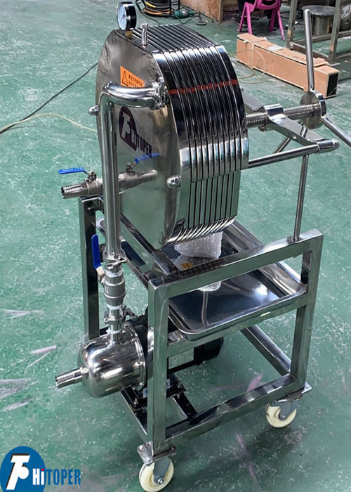 400mm stainless steel plate and frame filter press for precise filtration in laboratory and chemical industries
